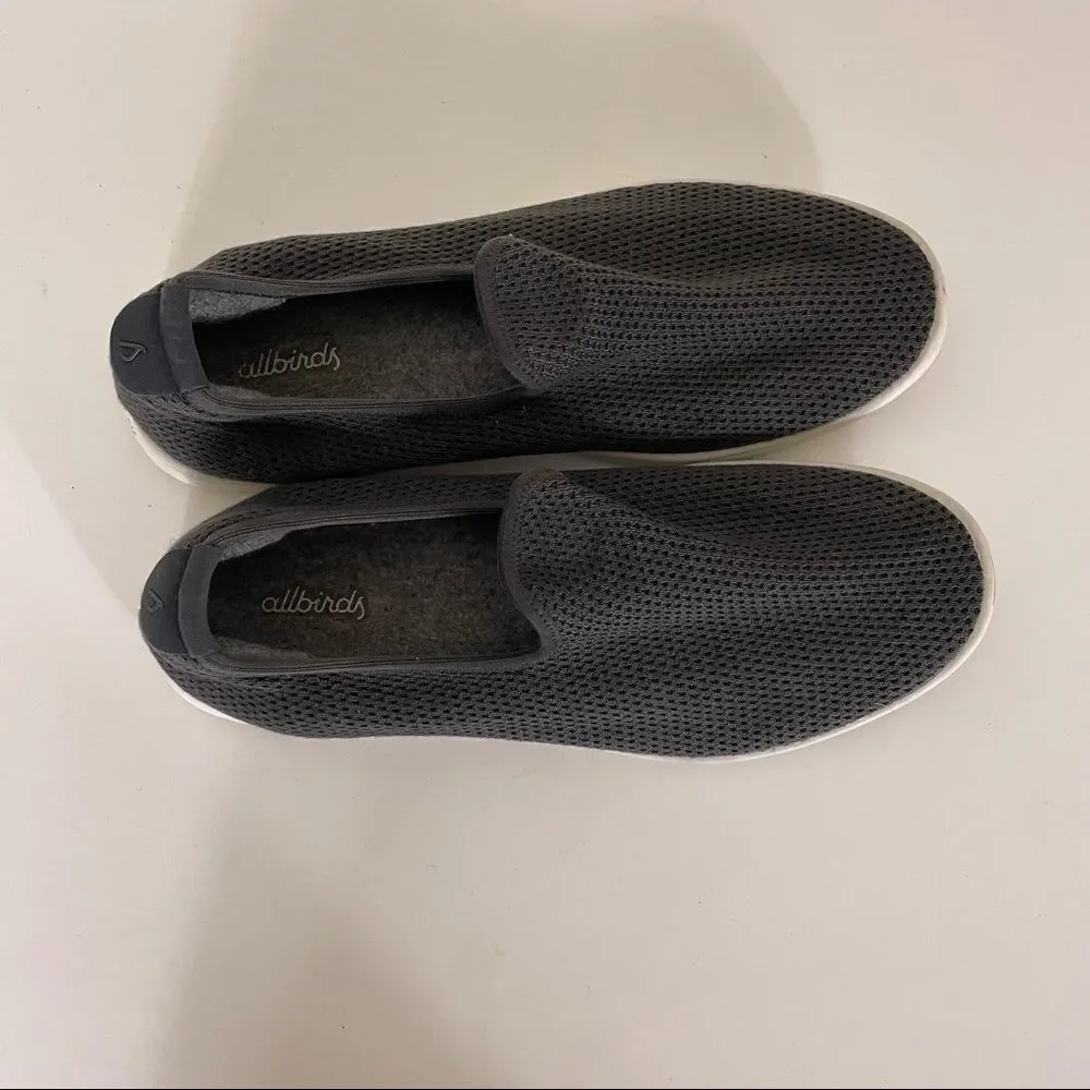 Allbirds‎ Grey Wool Perforated Slip On Shoes Men’s 9